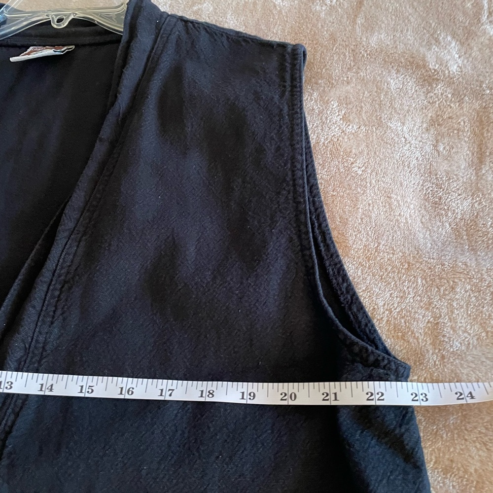 Women’s 2 Piece Set Sleeveless Tunic Vest & Pants 100% Cotton Gauze Size L - Picture 7 of 11